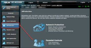 Parental control settings for Asus routers
