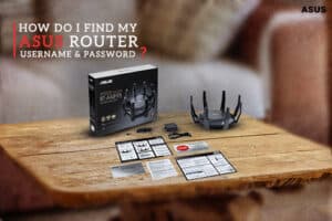 How do I find my Asus router username and password?