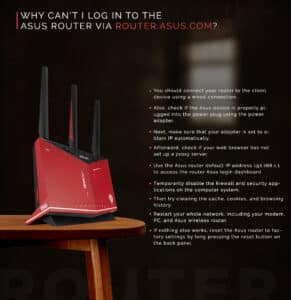 Why can’t I log in to the Asus router via router.asus.com?