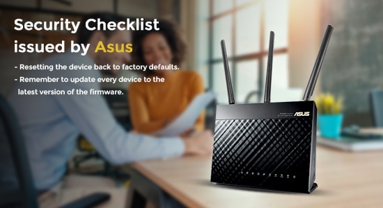 Security Checklist issued by Asus